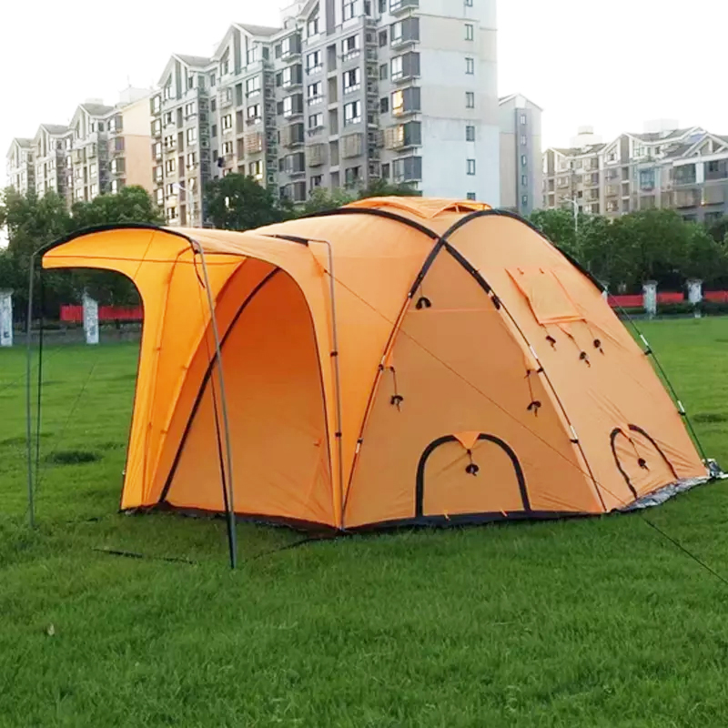 ファミリーサイズ5～8人用3シーズン防水ダブルレイヤーキャン - Outdoor Camping Tent Waterproof のレビューと価格