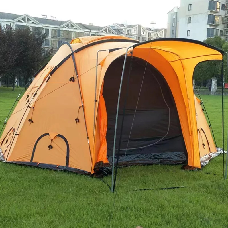 ファミリーサイズ5～8人用3シーズン防水ダブルレイヤーキャン - Outdoor Camping Tent Waterproof のレビューと価格