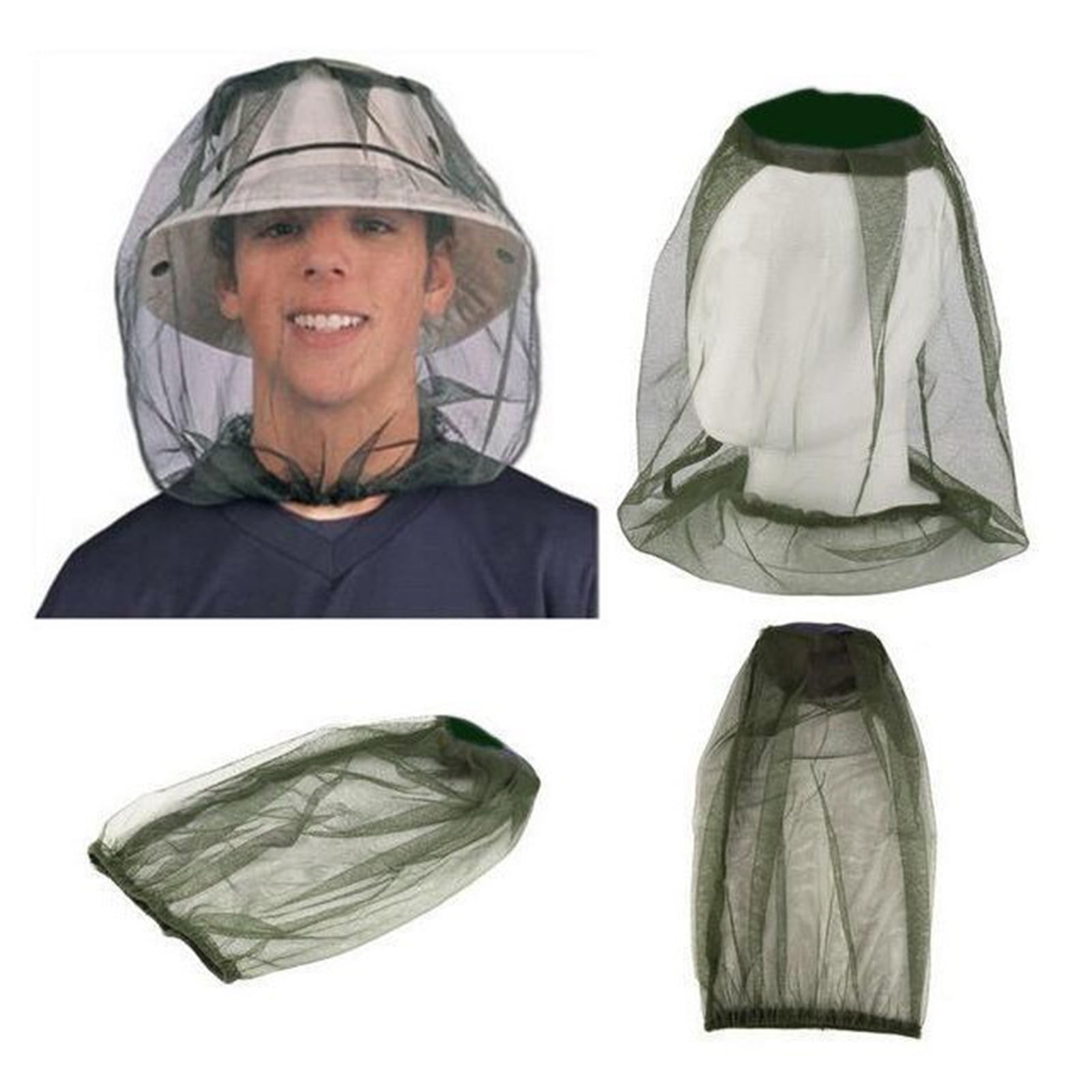 メッシュヘッドネット釣り帽子蚊よけ帽子キャンプアウトドア旅行 - Outdoor Camping Mosquito Net のレビューと価格