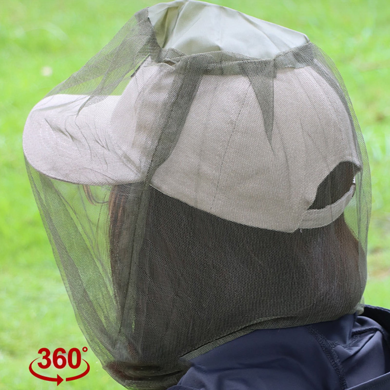 メッシュヘッドネット釣り帽子蚊よけ帽子キャンプアウトドア旅行 - Outdoor Camping Mosquito Net のレビューと価格