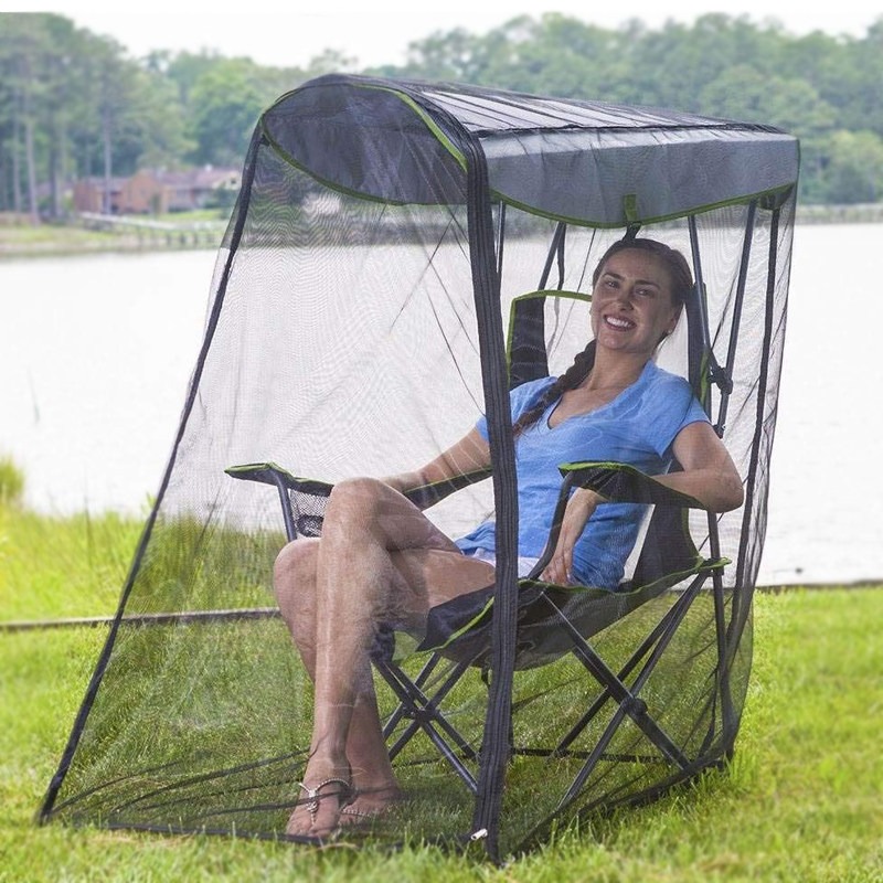 蚊よけキャンプチェア折りたたみ式ネットスクリーンカバー簡単セ - Outdoor Camping Mosquito Net のレビューと価格